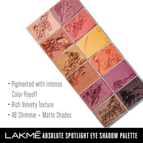 Lakmé Absolute Spotlight Eye Shadow Palette|| Sundowner|| 12 g 4