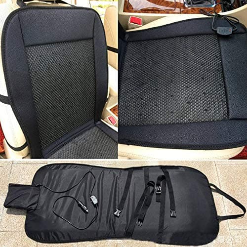 NEAR STOP Cooling Car Seat Cushion, 12V Automotive Cool Seat Covers Universal Fit Seat Cushion Ventilate Breathable Air Flow with Holes for Driver Seat, Office Chair in Hot Summer(Pack of 1) 4