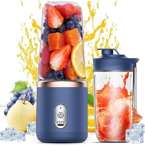 Portable Blender For Smoothie And Juices : Powerful 40 Watts Juicer that Can Crush Ice too | Juicer Machine Portable Blender) (Multicolour)
