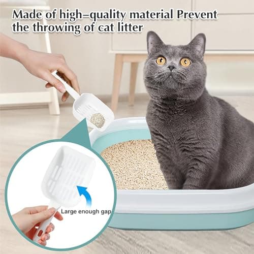 Emily Pets Cat Litter Tray Box with Free Scooper for Cat, Kitten & Bunnies (Color May Vary) 3