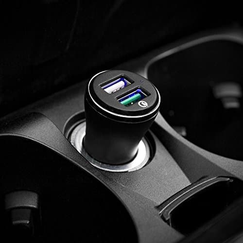 Spigen Total 30w(15w+15w) Car Charger Adapter Dual Port(2 Type-A) for iPhone 17/16/15/14/13/12/11/X Series, Galaxy S26/25/24/23 & More (F27QC) - Black 3