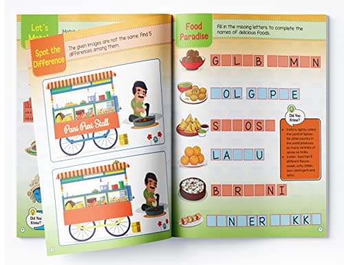 India: Fun Activity Book for Children | Explore Culture, Monuments, Festivals & Maps | Ages 5–10 | 3+ Hours of Interactive Learning and Discovery 5