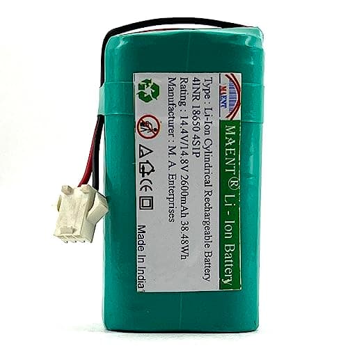MAENT® 14.8V Lithium ion 14.4V Battery Compatible with Eufy RoboVac 11 11S 30 15C 15T 12 35C,Ecovacs Deebot N79 N79S DN622, Goovi F007C D380 D382,Amarey A800 A900,Coredy R300 R500(2600 mah)