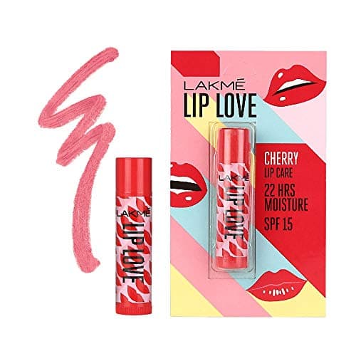 LAKMÉ Lip Love Chapstick, Spf15, Cherry, 4.5 g And Lip Love Chapstick, Apricot, 4.5 g 2