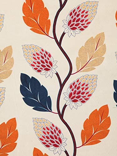 Fashion String 144 TC Microfibre Orange Single Bedsheet with 1 Pillow Cover 3