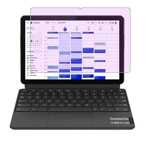naxton® ® Anti Blue Nano Glass Screen Guard for Lenovo Chromebook Duet CT-X636F (10.1 inch) [Bubble Free], [Anti-Scratch] -NOT A GLASS
