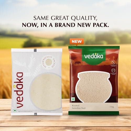VEDAKA ROASTED SOOJI 1KG 2