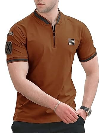 Lymio Polo T Shirt for Men || T Shirt for Man || Collar T Shirt Style Men (Packs Also Available) (Polo-51-54)