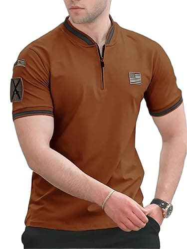 Lymio Polo T Shirt for Men || T Shirt for Man || Collar T Shirt Style Men (Packs Also Available) (Polo-51-54)