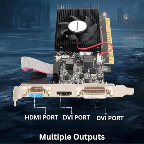 Consistent 730 Graphics Card 4GB DDR3 128-bit, Low Profile Graphics Card, Computer GPU, PCI Express x16, 2K Support, Fermi, DirectX 11 with 3 Year Warranty 4