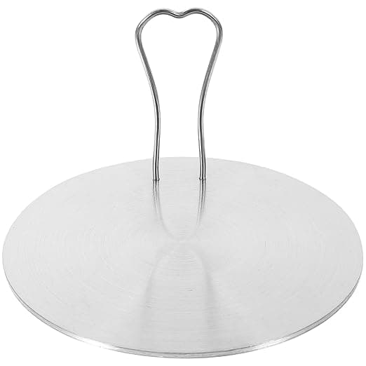 Induction Plate Adapter for Electric Stove Stainless Steel Heat Diffuser Disk Thermal Guide Plate for Cookware Suitable for Induction Cooktop and Gas Stoves 10-Inch Size