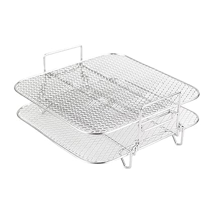 CALANDIS™ Air Fryer Rack Grill Rack Stackable Air Fryer Accessories for Oven Microwave | Home & Garden | Kitchen Dining & Bar | Small Kitchen Appliances | Fryers