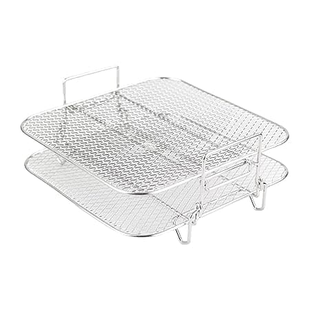CALANDIS™ Air Fryer Rack Grill Rack Stackable Air Fryer Accessories for Oven Microwave | Home & Garden | Kitchen Dining & Bar | Small Kitchen Appliances | Fryers
