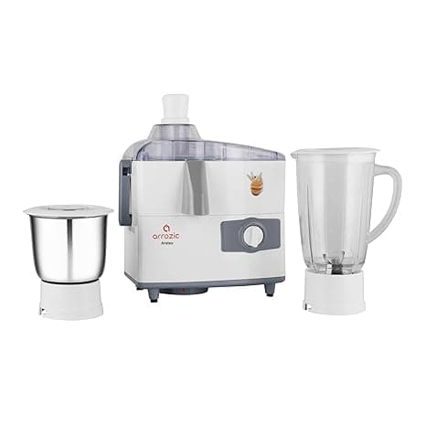 Aristeo Juicer Mixer Grinder, 500W, 1.5L and 1L Jars, Stainless Steel Blades