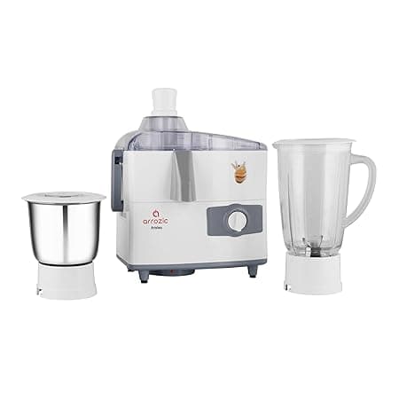 Aristeo Juicer Mixer Grinder, 500W, 1.5L and 1L Jars, Stainless Steel Blades