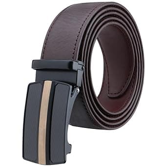 Labnoft Men's Auto Lock PU Leather Belt