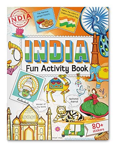 India: Fun Activity Book for Children | Explore Culture, Monuments, Festivals & Maps | Ages 5–10 | 3+ Hours of Interactive Learning and Discovery