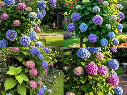 BlimBurn Hydrangea Flower Seeds Mix -Hybrid Seeds - All India Year-Round Growing. Low Maintenance Plant Seeds (Macrophylla) (15 SEEDS)