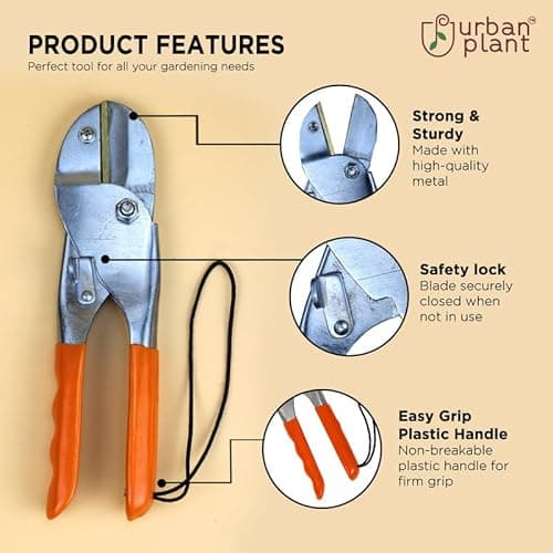 Urban Plant Gardening Tools | Durable & Sturdy | Rust Free Home Garden Accessories (Pruner) 2