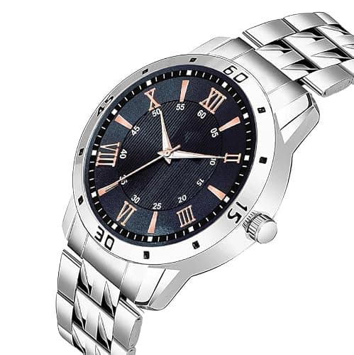 Men's Stylish Everyday Timepiece with Roman Numerals and Durable Construction 4