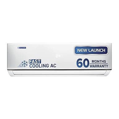 Blue Star 2 Ton 3 Star, New Star Rated, Smart Inverter Split AC (Copper,4-Way Swing, DigiQ Hepta Sensor, Blue Fins,Turbo Cool, Self Clean Technology (IA322DXU, White)