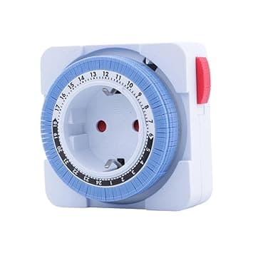 Timing Socket Portable Mechanical Timer Plug Switch for Light Laptop Kitchen |Home & Garden |