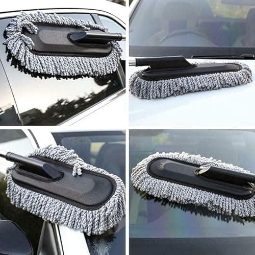 Venozo10 PCS Car Cleaning Kit Combo Car Vacuum Cleaner | Complete Car Interior Cleaning Kit | Car Duster, Detailing Brush, Anti Fog Spray & Microfiber Cloth,car dustbin | Car Accessories Set 2