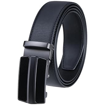 Labnoft Men's Auto Lock PU Leather Belt