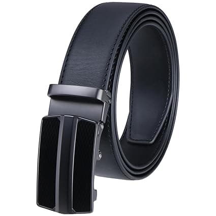 Labnoft Men's Auto Lock PU Leather Belt