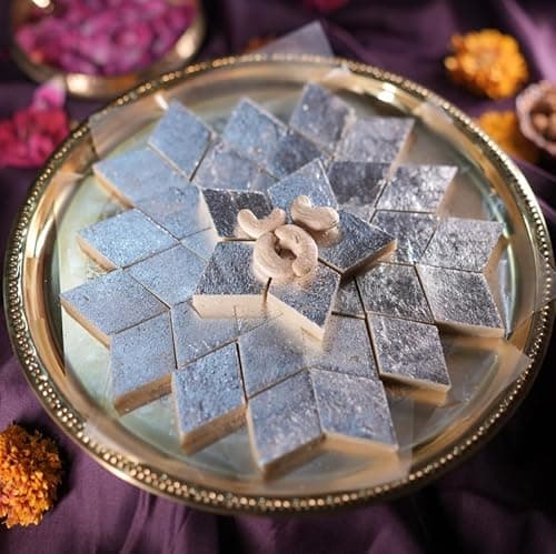 Gopi Misthan Bhandar Kaju Katli 250 gm pack|India’s Most Loved Mithai|100% Karnel Cashews |Traditional recipe|A Festive Favorite |No Khoya|No Artificial Preservatives| 5