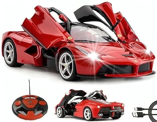 Royal Hub Sensor Remote Control Sports Car with Openable Doors High Performance RC Car with Led Lights for Kids Super Sports CAR for Kids High Speed RC Car Toy Big Size 3-10 Years Old boy and Girls