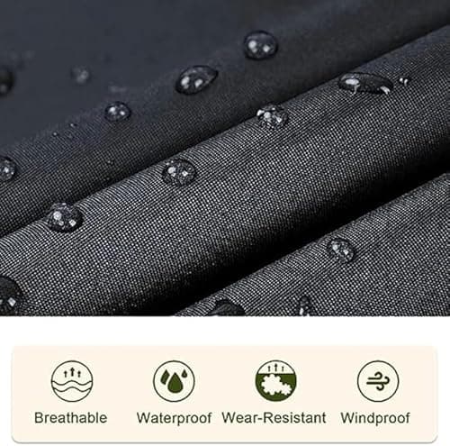 AUGEN Unisex Outdoor Rain Poncho for Adult, Multi Use, Waterproof, Lightweight, Reusable & Packable, One Size Fits Most (IN, Alpha, Free Size, Blue) 3
