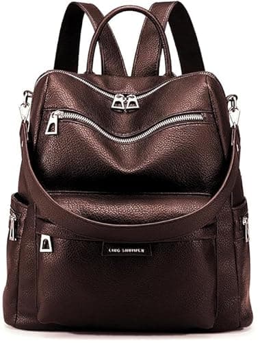 ProArch Leather Backpack for Women Elegant Backpack Purse Ladies Leather Shoulder Fitting Gift for Sister, Mother Bhabhi Birthday Christmas