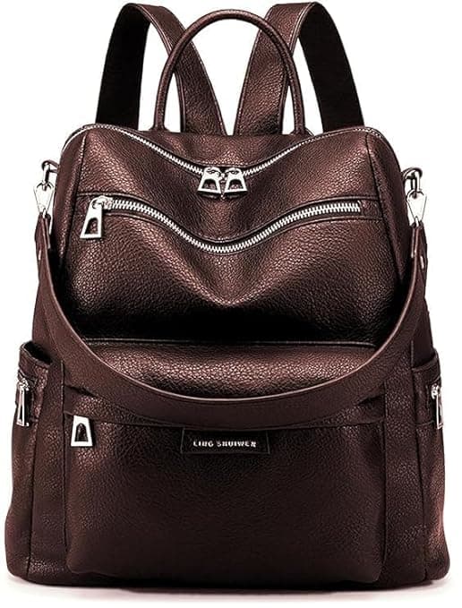 ProArch Leather Backpack for Women Elegant Backpack Purse Ladies Leather Shoulder Fitting Gift for Sister, Mother Bhabhi Birthday Christmas