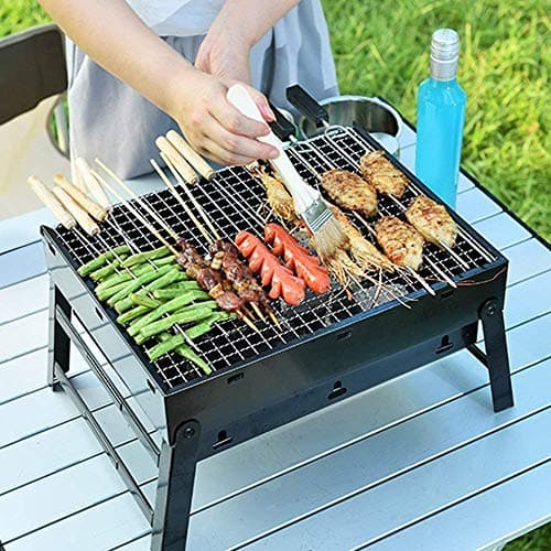 Aagna Outdoor Barbecue Charcoal BBQ Grill Toaster Barbeque Grill Oven Set