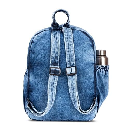 ZAINTO Denim Women Backpack college bag for women backpack Stylish Outdoor Travel Commute Daypack Large Capacity School bag Bookbag 5