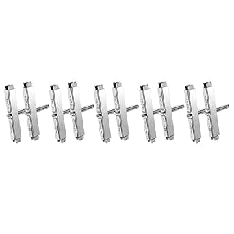 Eagles Cassette Repair Device/Electrical Box Repair, 86 Type 10pcs Universal Cassette Repairer Screw Switch Socket Repair Tool Junction Box Repair Tool, Easier to Operate