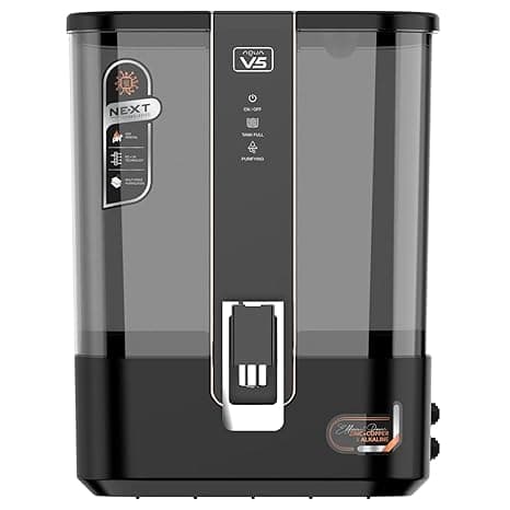 ISO Certified | 2000 TDS | Aqua V5 Zinc Copper Alkaline RO Water Purifier | 10 Liter Storage | RO + UV + UF + Zinc + Copper + Alkaline + TDS Control | Best For Home and Office (AQUA V5)