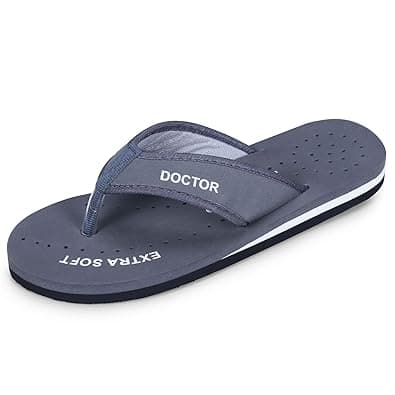 DOCTOR EXTRA SOFT Doctor Slippers for Women Orthopedic Diabetic Pregnancy Non Slip Lightweight Comfortable Flat Casual Stylish DR Chappals and House Flip flops For Ladies & Girl’s D-22