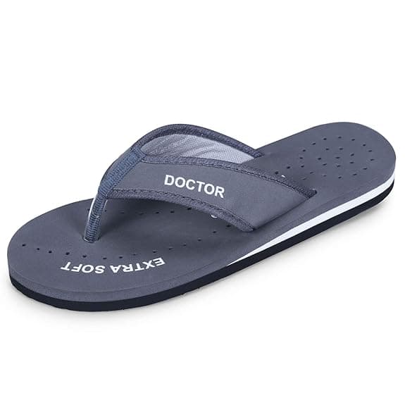 DOCTOR EXTRA SOFT Doctor Slippers for Women Orthopedic Diabetic Pregnancy Non Slip Lightweight Comfortable Flat Casual Stylish DR Chappals and House Flip flops For Ladies & Girl’s D-22