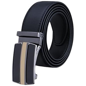 Labnoft Men's Auto Lock PU Leather Belt