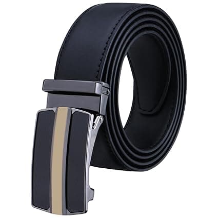 Labnoft Men's Auto Lock PU Leather Belt