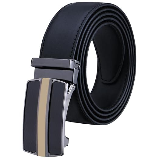 Labnoft Men's Auto Lock PU Leather Belt
