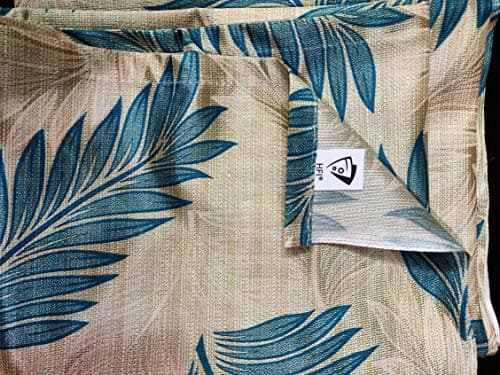 HFI 2 Piece Candy Polyester Long Door Curtains - 8 feet, Aqua Blue 4