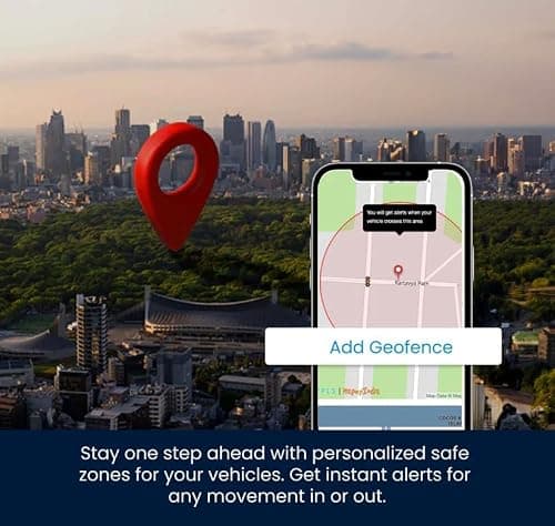 Wheelseye Vehicle GPS Tracking Device with App Subscription, Live Tracking, Remote Lock & Geofencing – SIM Card Included - Compatible with Cars (GPS Device - 4 Year Subscription) 4