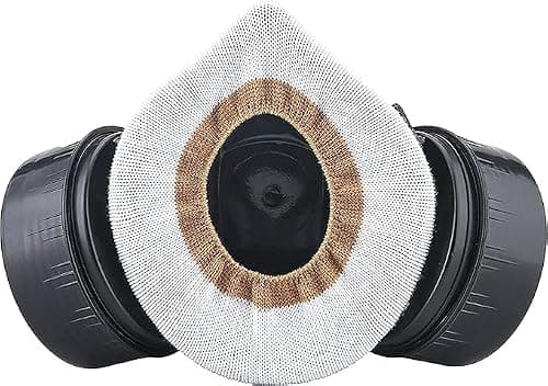ATOOZED Reusable Half Face Respirator Mask with Safety Glasses Professional Protective Mask for Dust Painting Spraying and Workshop Applications 3