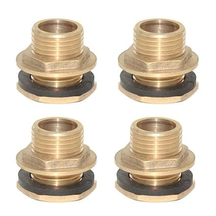 4 DN15 Brass Water Tank Hose Water Tube Pipe Connector Adapter Tap Fittings |Home & Garden|Home Improvement|Plumbing & Fixtures|Home Plumbing & Fixtures