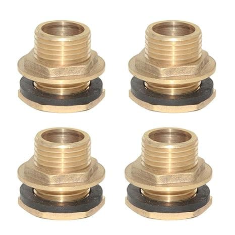4 DN15 Brass Water Tank Hose Water Tube Pipe Connector Adapter Tap Fittings |Home & Garden|Home Improvement|Plumbing & Fixtures|Home Plumbing & Fixtures