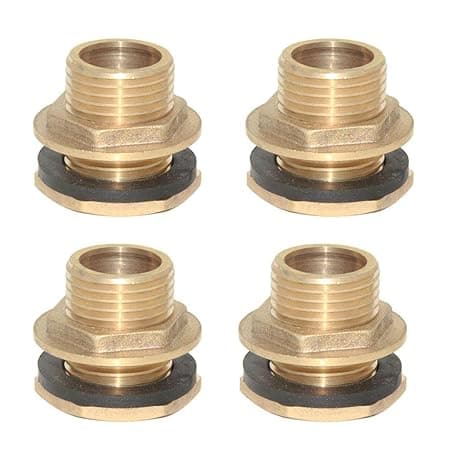 4 DN15 Brass Water Tank Hose Water Tube Pipe Connector Adapter Tap Fittings |Home & Garden|Home Improvement|Plumbing & Fixtures|Home Plumbing & Fixtures