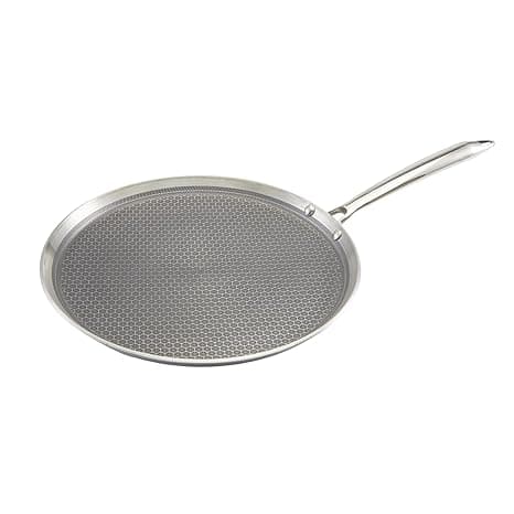 Zoraware Triply Honeycomb Dosa Tawa 3.5mm | Silver | 30 cm Diameter